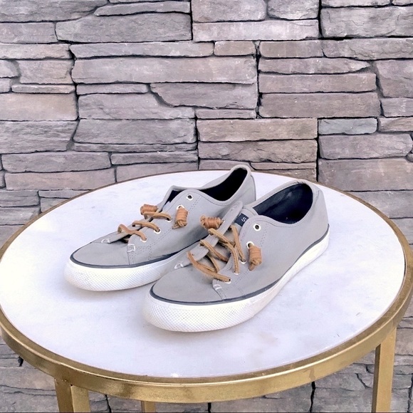 Sperry Shoes - Sperry Topsider Gray cloth shoes